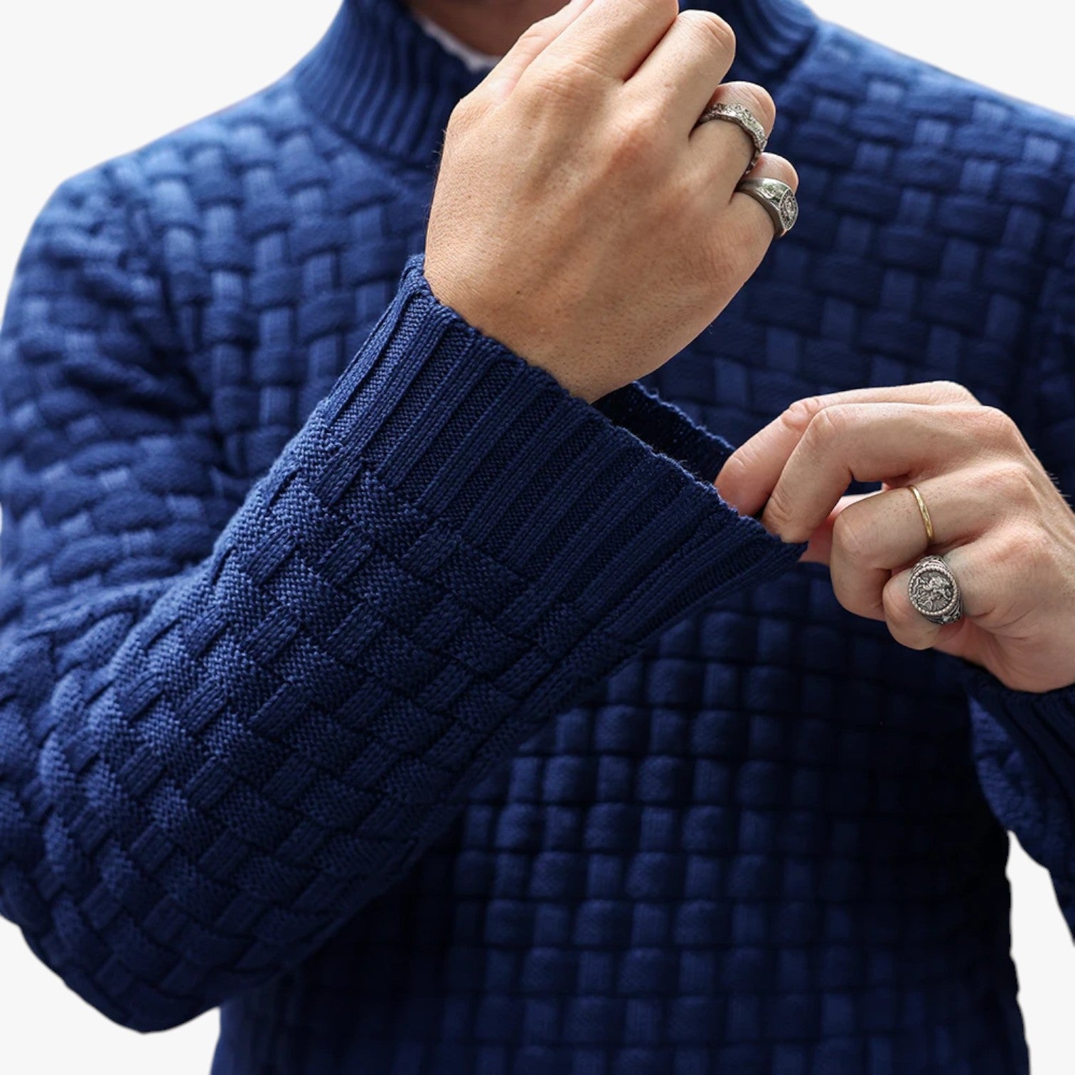 Maglione morbido in maglia da uomo in stile invernale caldo con scollo rotondo - - caldo invernale maglia maglione maglione maglia men's sweater rotondo scollo Sweater sweater men sweaters - Concept Palermo