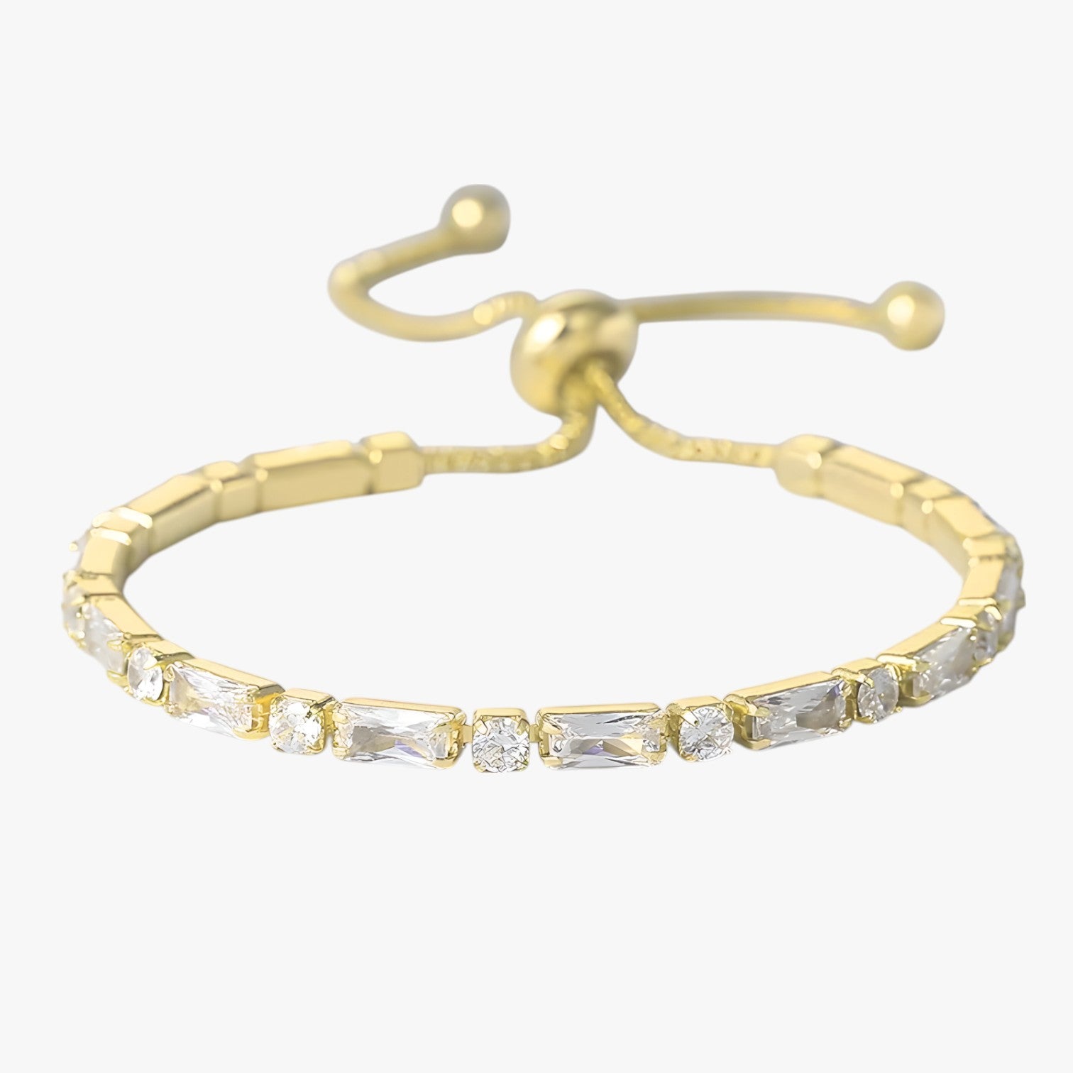 Bracciale Geometrico Oro Rosa con Zircone Regalo Donna - - bracciale bracciale geometrico BRACELET BRACELET FOR WOMEN BRACELETS bracelets for women donna geometrico jewelry regalo women bracelets zircone - Concept Palermo