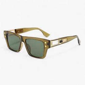 Occhiali da Sole Quadrati Vintage Unisex - Montatura Nera Classica - Verde Come immagine - Fashion Sunglasses Linen Men men sunglasses polarized mens sunglasses occhiali occhiali sole Polarized man sunglasses sole squadrati sunglasses sunglasses polarized men unisex uomo vintage - Concept Palermo