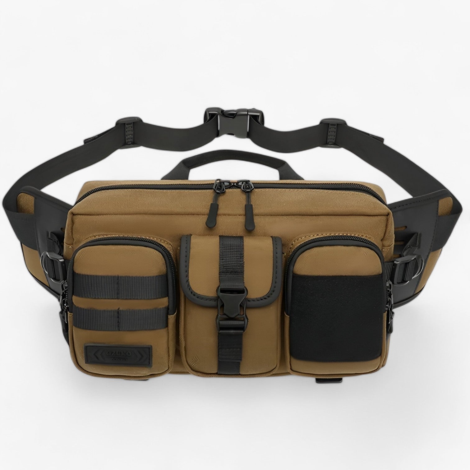 Borsa a tracolla anti-furto ricaricabile USB Uomo - kaki - anti bag bags borsa borsa tracolla furto mens bag ricaricabile tracolla uomo - Concept Palermo