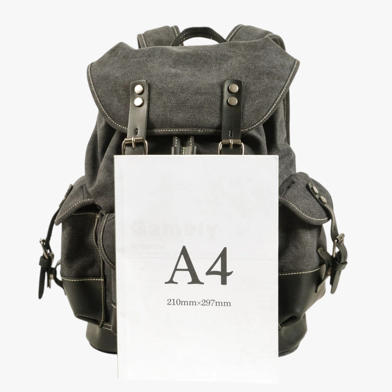 Zaino Escursionismo Tela e Pelle a Grande Capacità Uomo - - bag Bags bags for men capacità escursionismo mens bag pelle tela uomo zaino zaino escursionismo - Concept Palermo