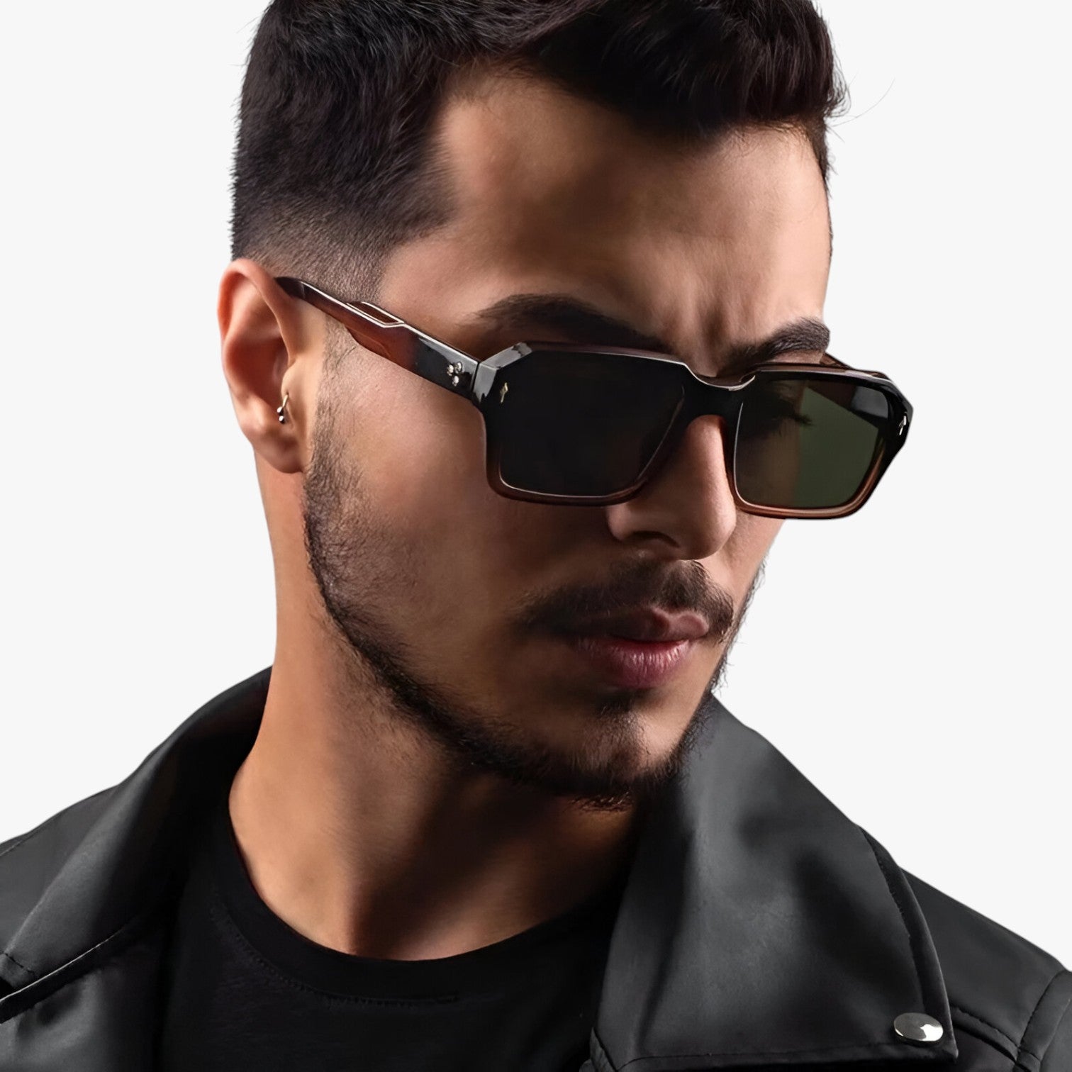 Occhiali da sole rettangolari – Protezione UV400 e design Uomo - - design mens sunglasses occhiali occhiali sole protezione rettangolari sole sunglasses uomo - Concept Palermo
