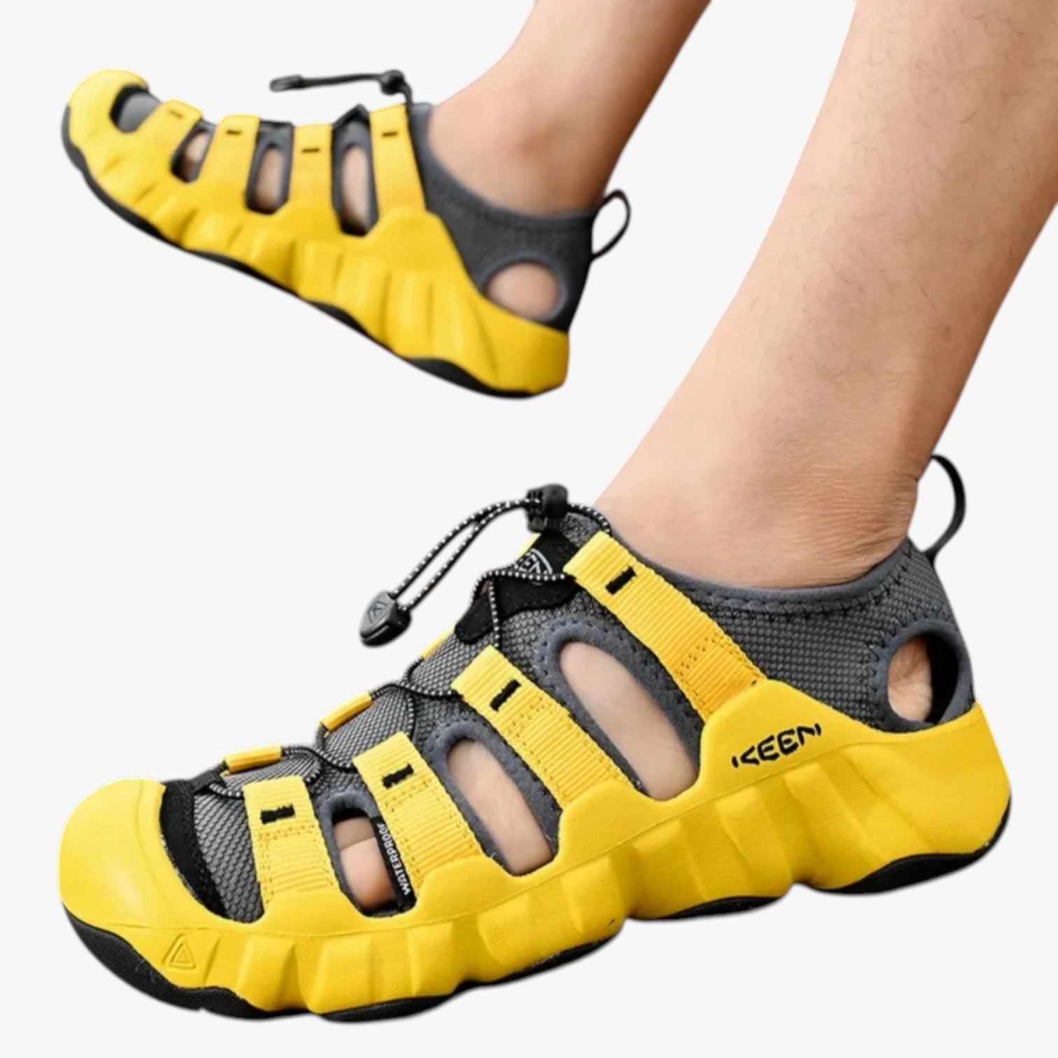 Sandali Estivi Uomo in Pelle Bovina, Comodi e Resistenti - - bovina breathable sandals casual sandals comodi estivi pelle resistenti sandali sandali estivi sandals walking sandals - Concept Palermo