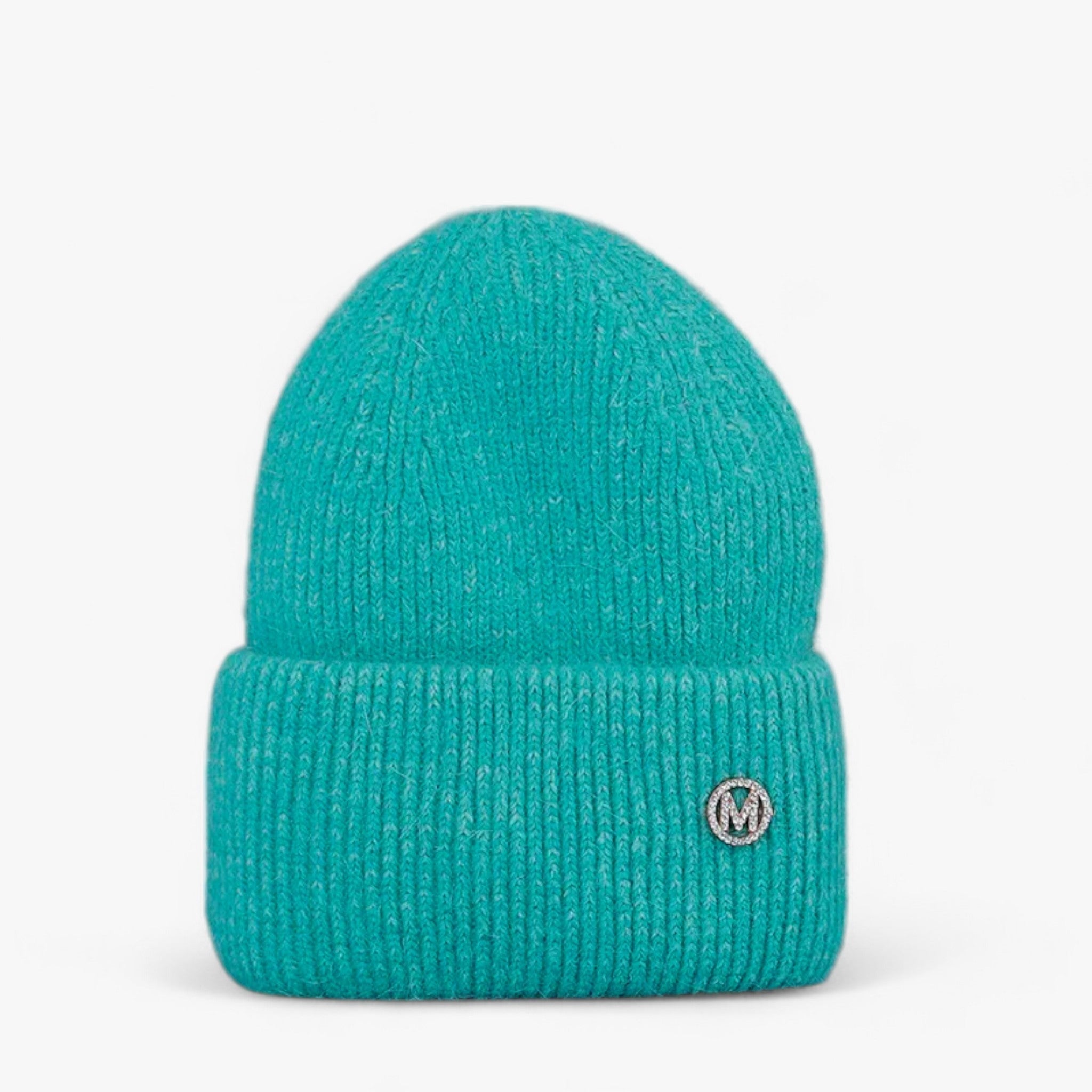 Cappello invernale: calore con vera pelliccia di coniglio Donna - Verde scuro con M 54cm-60cm - beanies bucket hats calore cappello cappello invernale coniglio donna hat invernale pelliccia Sun Hats - Concept Palermo