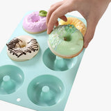 Siliconen bakvorm voor donuts en taarten 6-in-1 voor dames