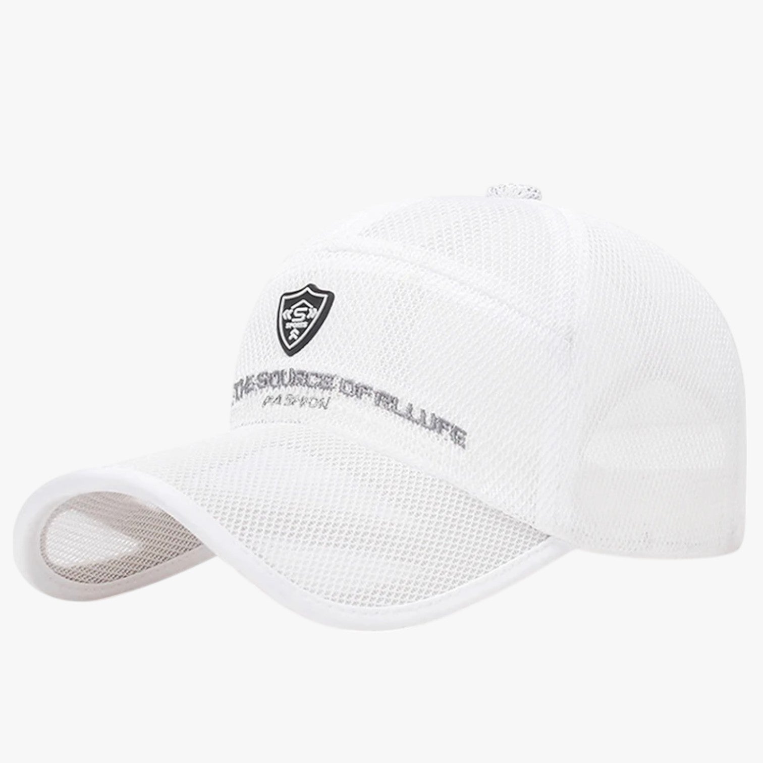 Cappello Sportivo Estivo Traspirante con Visiera Jungle Uomo - Bianco - Baseball caps cappello cappello sportivo caps estivo jungle men's hat mens cap sportivo traspirante uomo - Concept Palermo