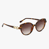 Dames vintage cat eye zonnebril UV400