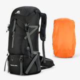 70L Nylon Kampeer Rugzak met Regenhoes Heren