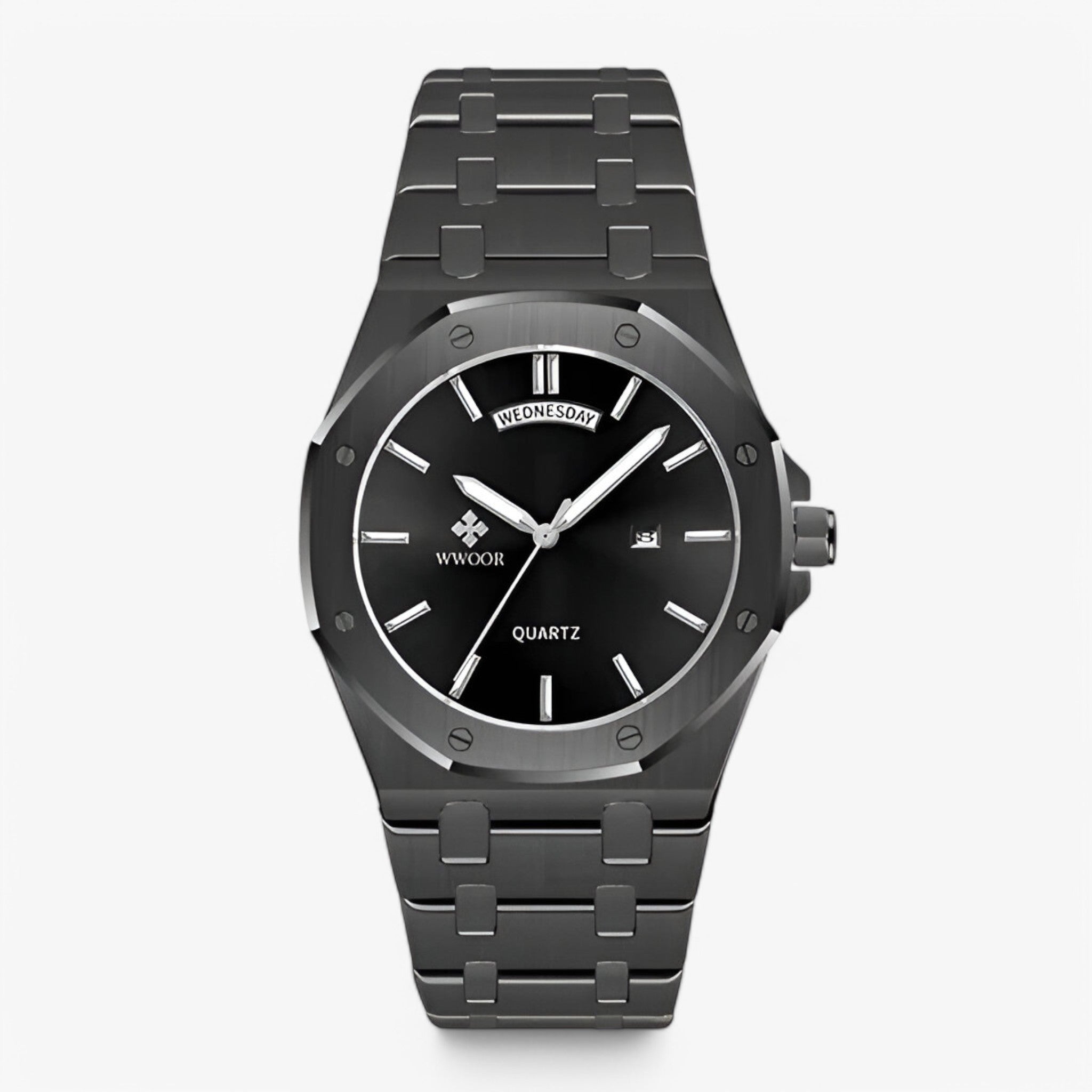 Orologio Sportivo di Lusso in Acciaio Inossidabile Uomo - nero nero - accessoires acciaio horloges inossidabile orologio orologio sportivo sport sportivo uomo watches - Concept Palermo