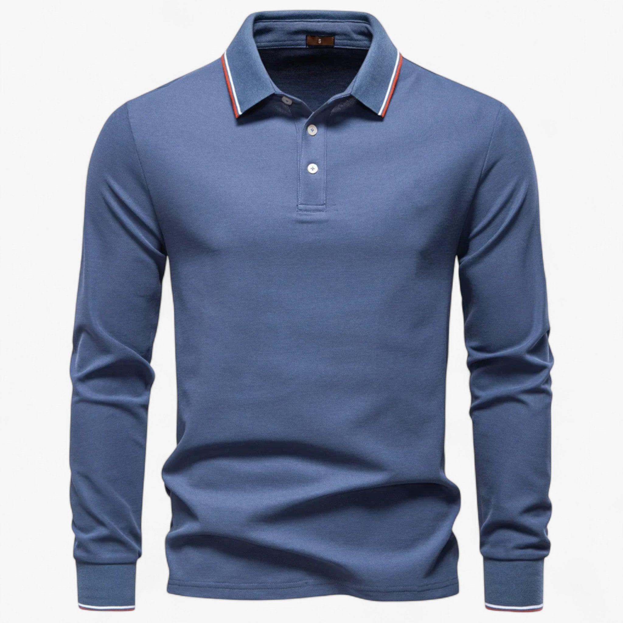 Polo da Uomo con Colletto Cotone - Denim - Clothes clothes men Clothing colletto cotone men's top clothes polo polo uomo Sweater sweater men sweaters uomo - Concept Palermo