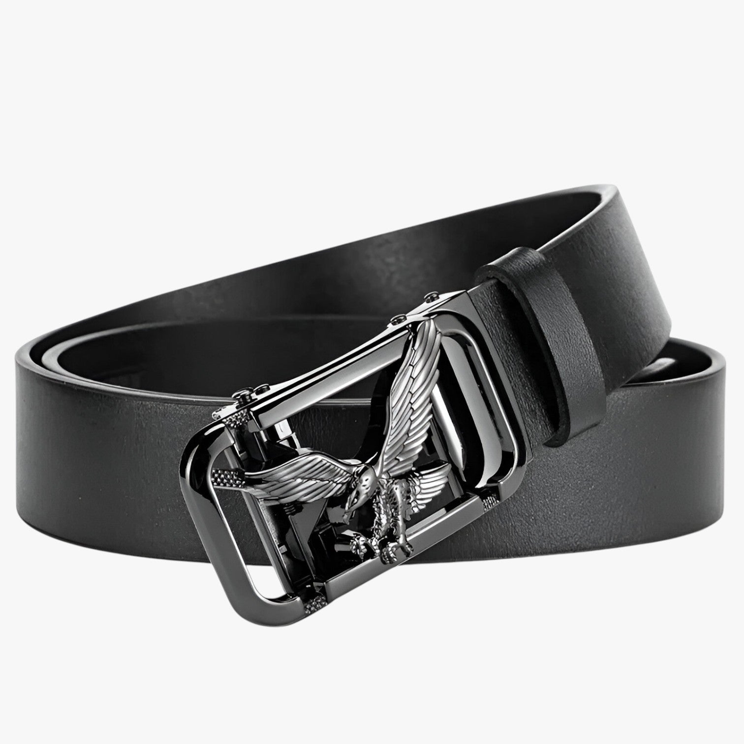 Stile Fiero Cintura in Vera Pelle con Fibbia Aquila Uomo - - aquila Belts belts for men cintura fibbia fiero Mens belt pelle stile stile fiero - Concept Palermo