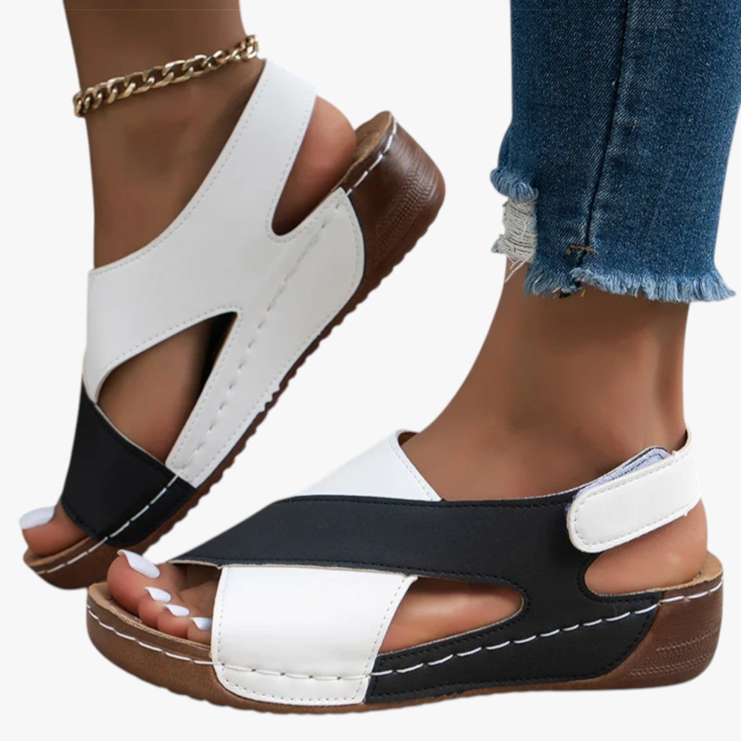 Comodità estiva con stile - Sandali con zeppa morbidi e leggeri - - breathable sandals casual sandals comodità comodità estiva estiva fashion sandals leggeri morbidi sandali sandals stile womens sandal - Concept Palermo