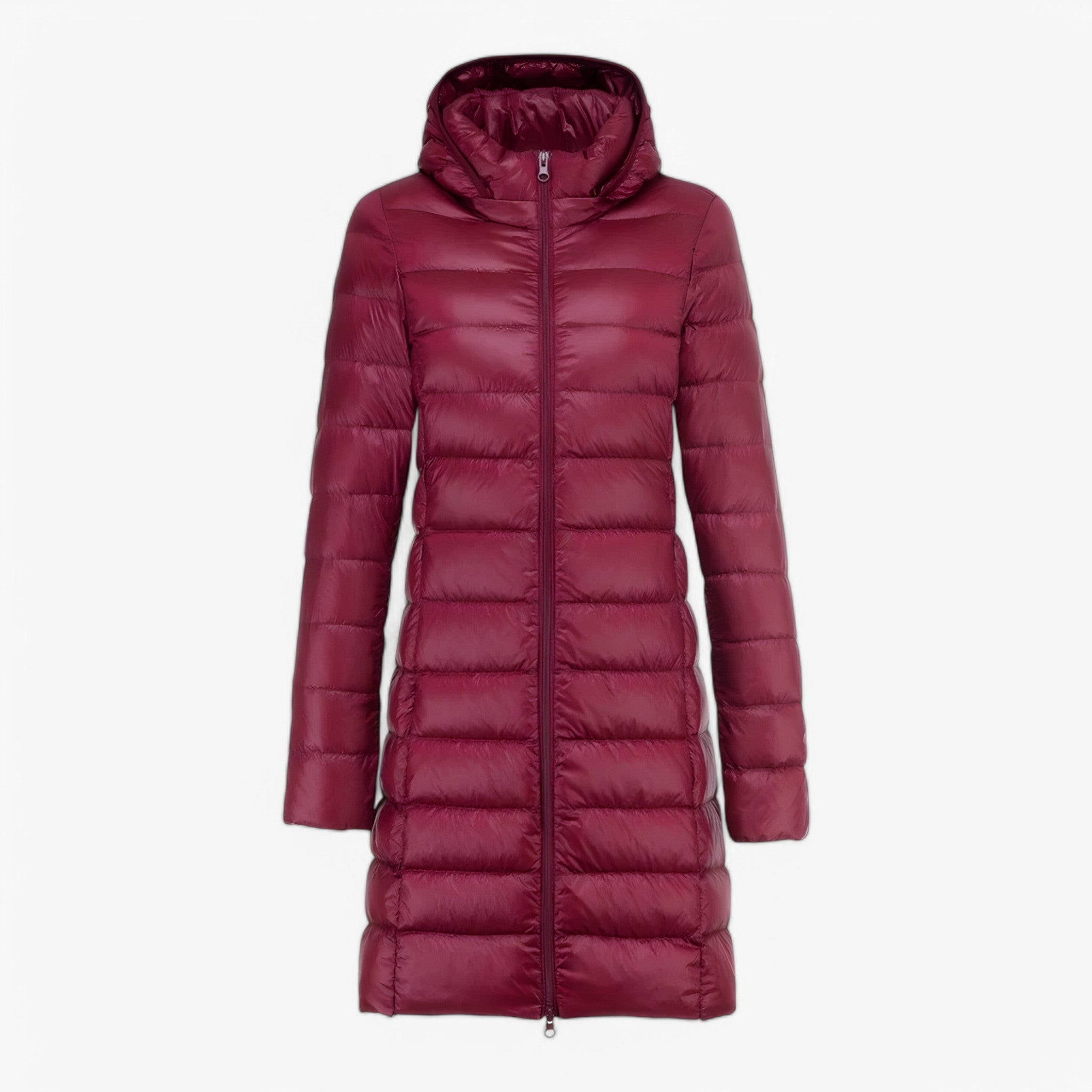 Giacca Lunga Ultralight Donna - Bordeaux - Clothing DAM donna giacca giacca lunga Jackets & Coats lunga ultralight women's coats & jackets - Concept Palermo