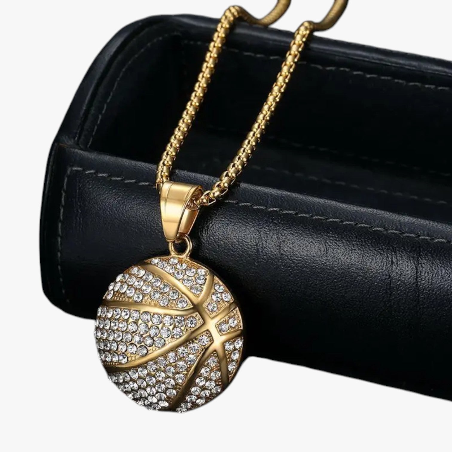 Collana basket hip hop dorata Uomo - - basket collana collana basket dorata jewelry necklace necklace for men NECKLACES uomo - Concept Palermo