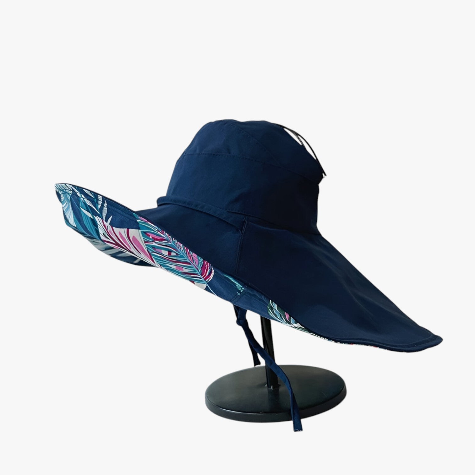 Cappello Estivo Donna a Tesa Larga – Protezione UV UPF 50+ Stile Boho Elegante - Blu Marino L - beach hat boho cappello cappello estivo estivo Hat for girls larga marjorie | cappello estivo con tesa larga – massima protezione uv in stile boho - €25 massima protezione summer hat sun hat Sun Hats women hat - Concept Palermo