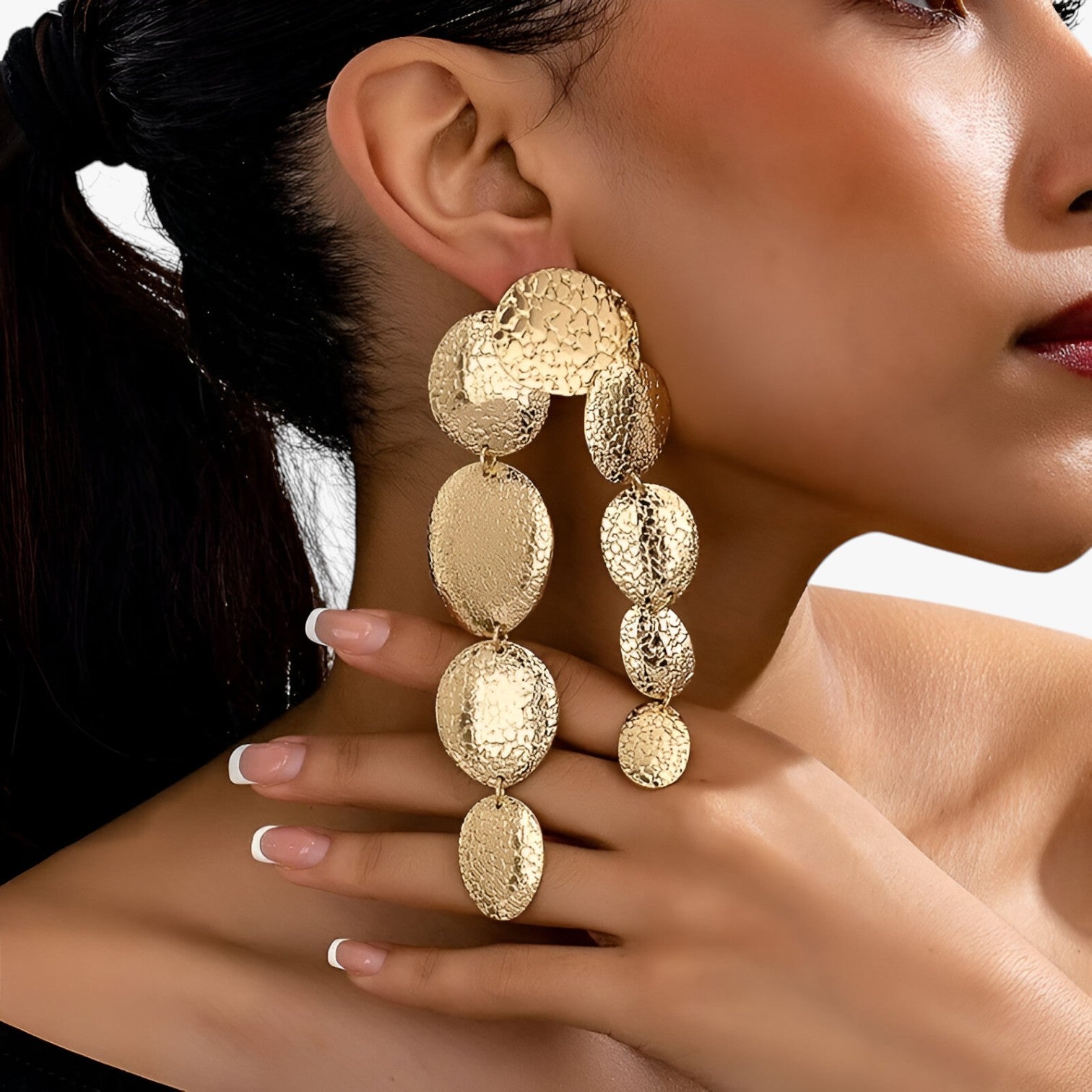 Orecchini lunghi geometrici da donna - 1 - donna EARRINGS Earrings for Women Girls geometrici jewelry lunghi New Fashion Earrings orecchini orecchini lunghi womens earring - Concept Palermo
