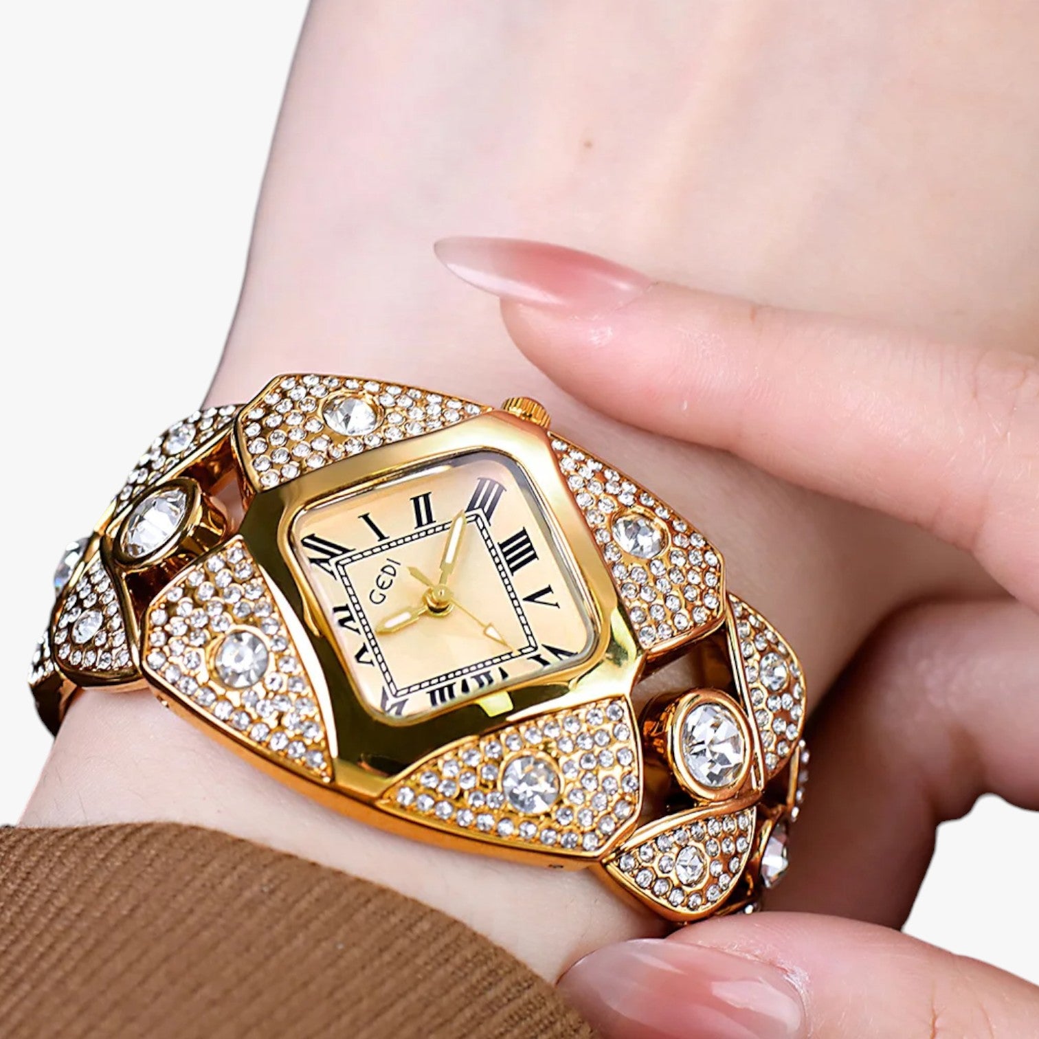 Orologio Donna 2025 Eleganza con Luce, Diamanti e Design Impermeabile - - design diamanti donna eleganza female watch impermeabile ladies watch luce orologio orologio donna watch watch for women watches - Concept Palermo