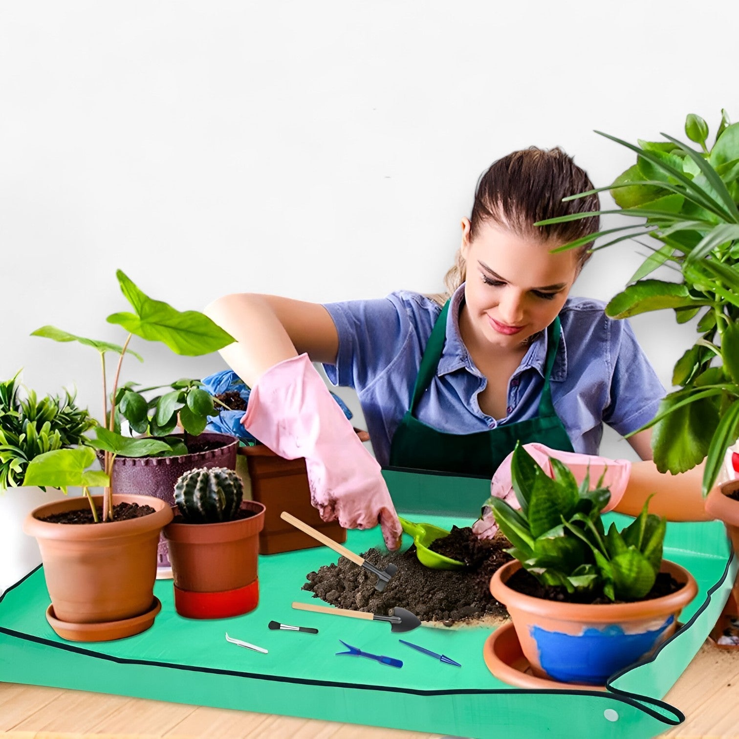 Tappetino da Giardinaggio Pieghevole - Aiuto per il Giardinaggio Impermeabile per un Rinvasi Facile Uomo - - aiuto facile garden Garden accessories Garden supplies garden tools giardinaggio Home & Garden impermeabile pieghevole rinvasi tappetino - Concept Palermo