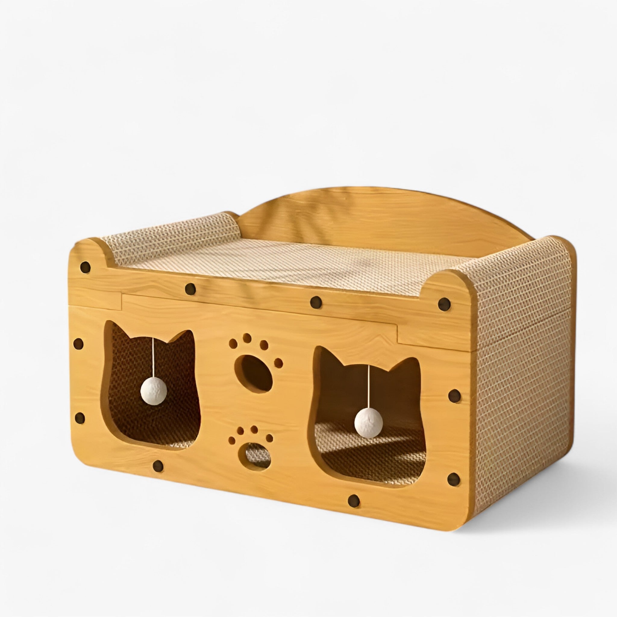 Letto per gatti e graffiatore 2-in-1 Uomo - - gatti graffiatore letto letto gatti pets & supplies uomo - Concept Palermo