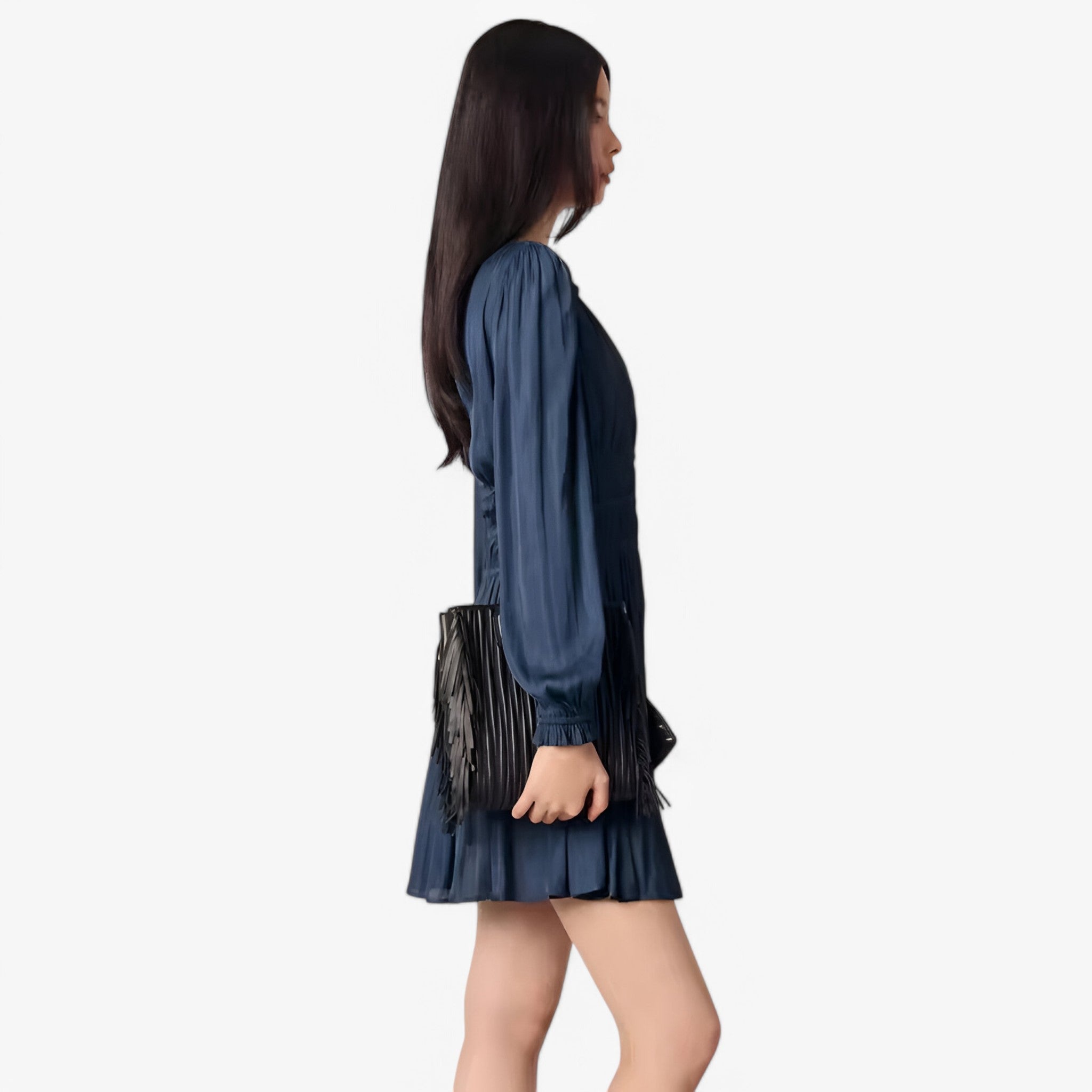 Abito in Seta Simulata Pelle Donna - - abito abito seta donna dresses pelle seta simulata - Concept Palermo