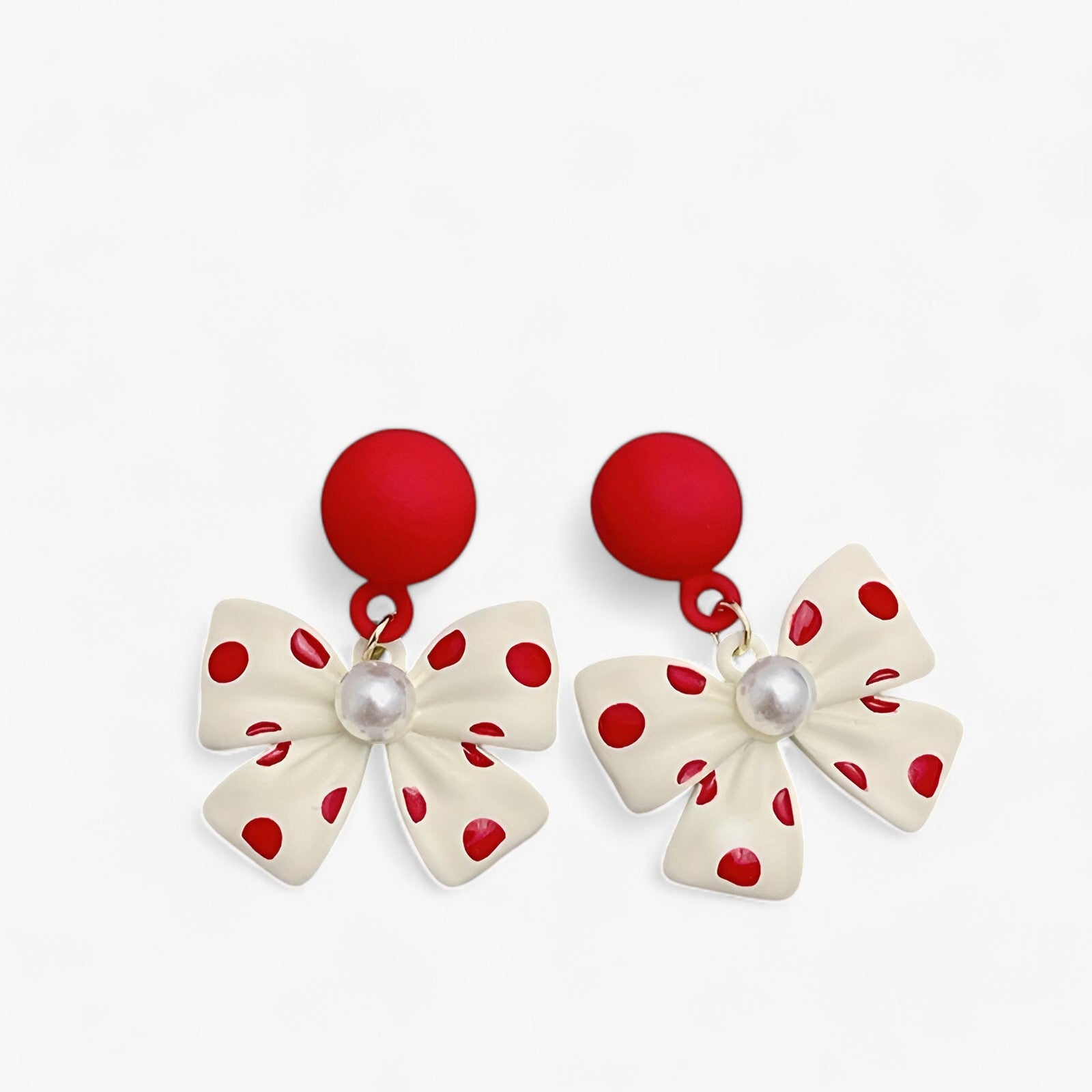Orecchini rossi floreali chic per matrimoni e feste Donna - - chic donna EARRINGS Earrings for Women Girls feste floreali jewelry matrimoni New Fashion Earrings orecchini orecchini rossi - Concept Palermo