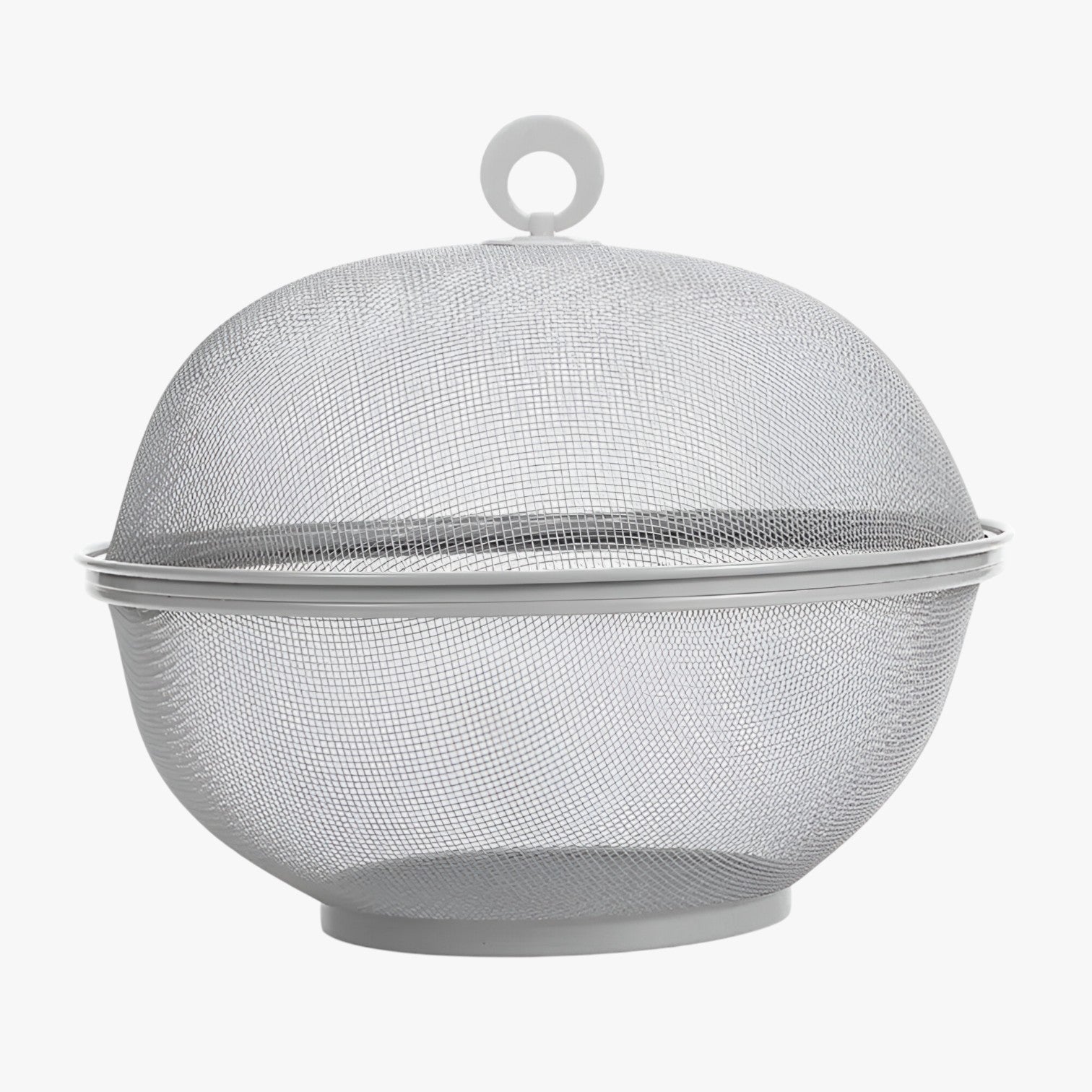 Vliegvrij & Ruim: Ciotola per frutta in acciaio inox con coperchio e grande capacità Uomo - Grigio - acciaio capacità ciotola coperchio frutta inox Kitchen kitchen & dining kitchen accessory kitchen tools ruim - Concept Palermo