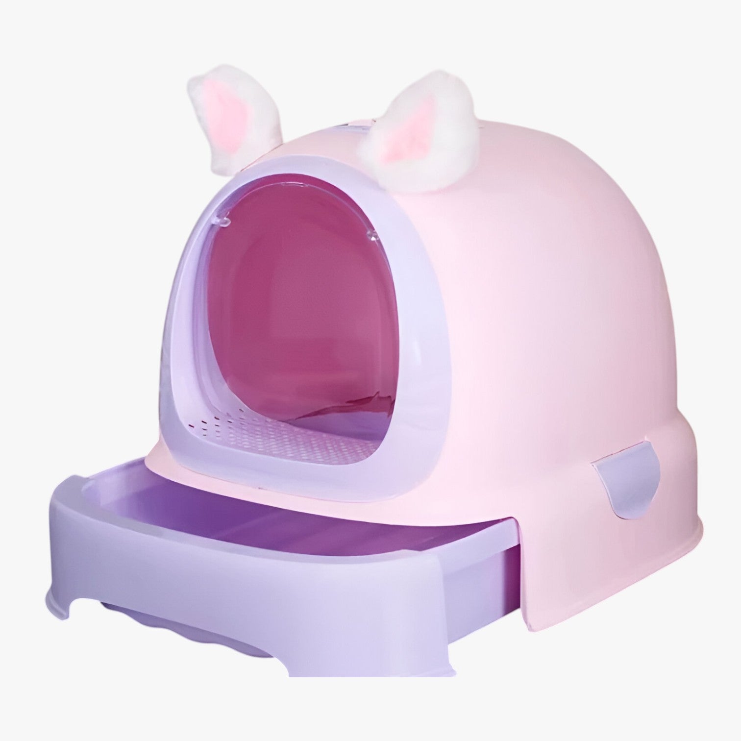 Lettiera per gatti impermeabile con cassetto contro odori e disordine Uomo - Viola da sogno 52 42 40cm - animali domestici cassetto contro disordine gatti impermeabile lettiera lettiera gatti odori - Concept Palermo