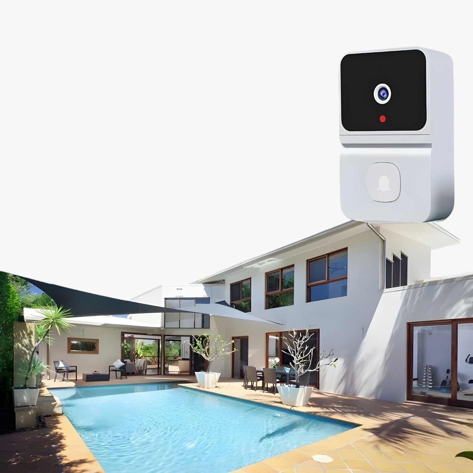 Campanello Video WiFi Intelligente con Intercomunicatore Bidirezionale Uomo - - bidirezionale camera campanello campanello video gadget gadgets intelligente intercomunicatore uomo video - Concept Palermo