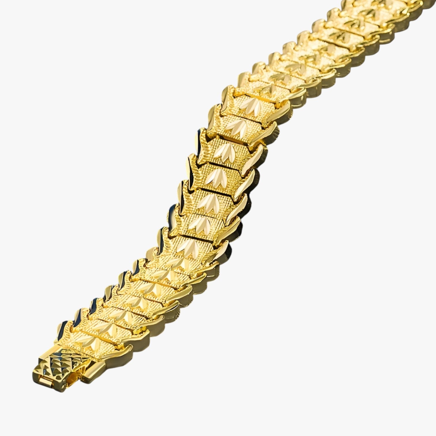 Stile dichiarativo con brillantezza 24K – Bracciale retro durevole per uomini Oro - - bracciale BRACELET brillantezza dichiarativo jewelry mens accessory mens bracelet retro stile stile dichiarativo uomini - Concept Palermo
