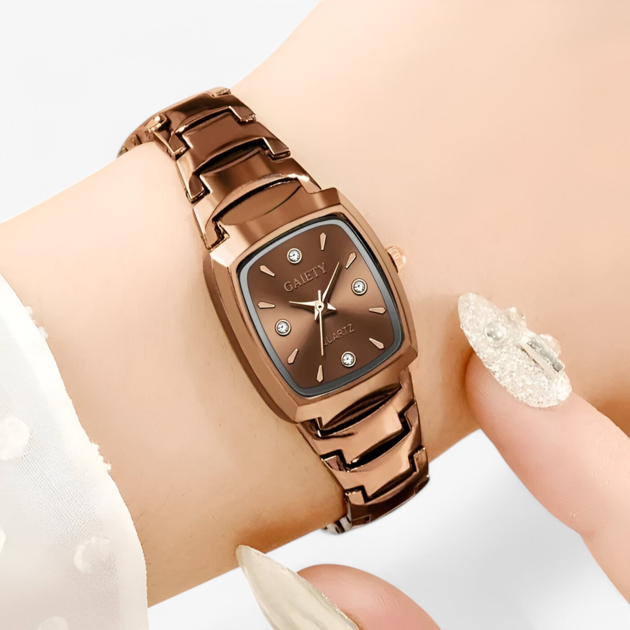 Orologio da donna casual al quarzo con cinturino in acciaio inox - - acciaio casual cinturino donna female watch inox orologio orologio donna quarzo watch for women - Concept Palermo