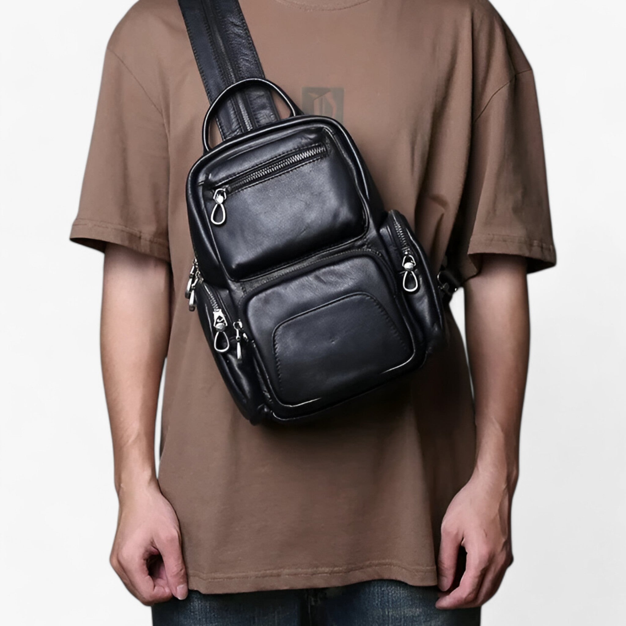 2 in 1 borsa - Stilosy e spaziosa Pelle - - accessoires bags borsa pelle spaziosa stilosy tassen - Concept Palermo