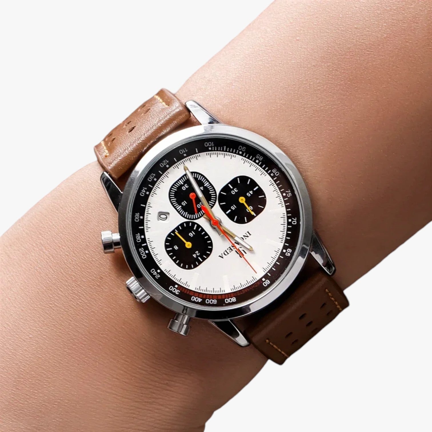Orologio Uomo INCASEDA Cronografo al Quarzo Lusso, Ultra Luminoso, Elegante - - cronografo incaseda luminoso orologio orologio uomo quarzo uomo watch watch for men watches WATCHES FOR MEN - Concept Palermo