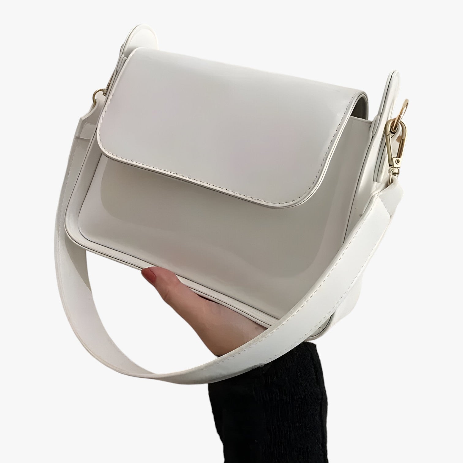 Mini Borsa a Tracolla in Pelle PU 2024 Donna - Bianco - bag Bags borsa borsa tracolla donna pelle Shoulder Bags tracolla women bag women bags Women's shoulder bag - Concept Palermo