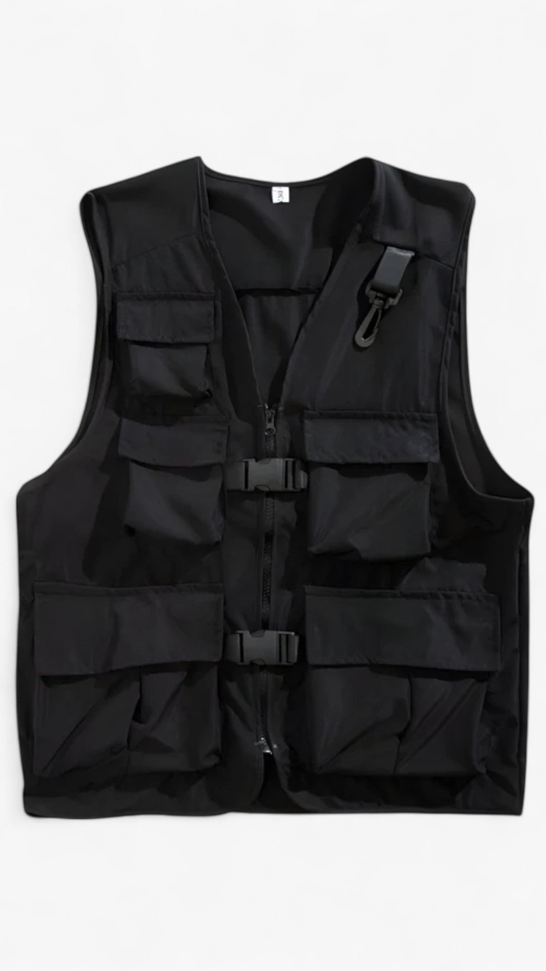 Gilet impermeabile per campeggio e pesca Uomo - fleece nero - campeggio camping vest fishing vest gilet gilet impermeabile impermeabile men's top clothes pesca uomo vests - Concept Palermo