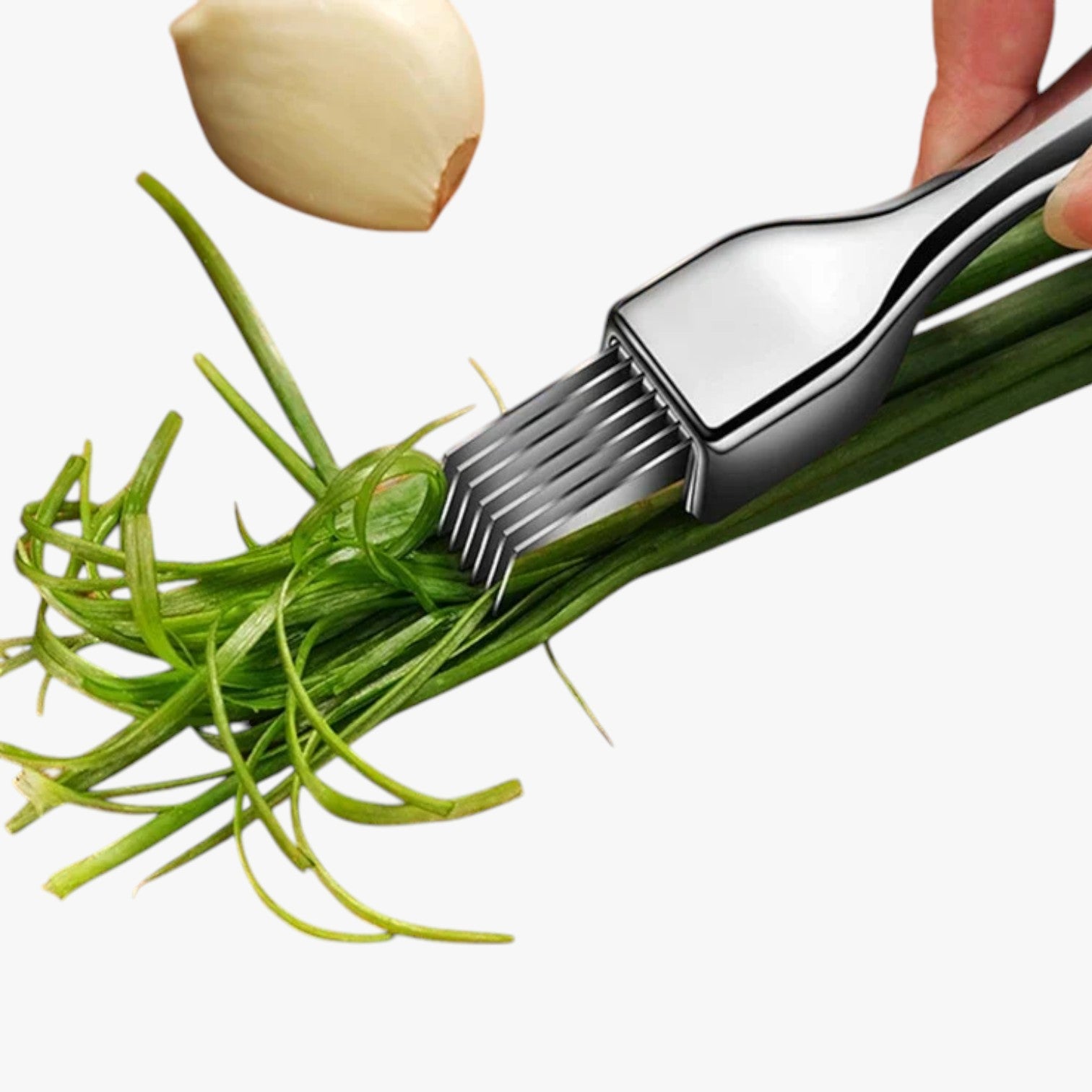 Tagliapuntine Multifunzione 2025 Inox, Affetta Cipolle & Tritaghiaccio in Uno Uomo - - affetta cipolle inox Kitchen kitchen & dining kitchen gadgets kitchen tools multifunzione tagliapuntine tagliapuntine multifunzione tritaghiaccio - Concept Palermo