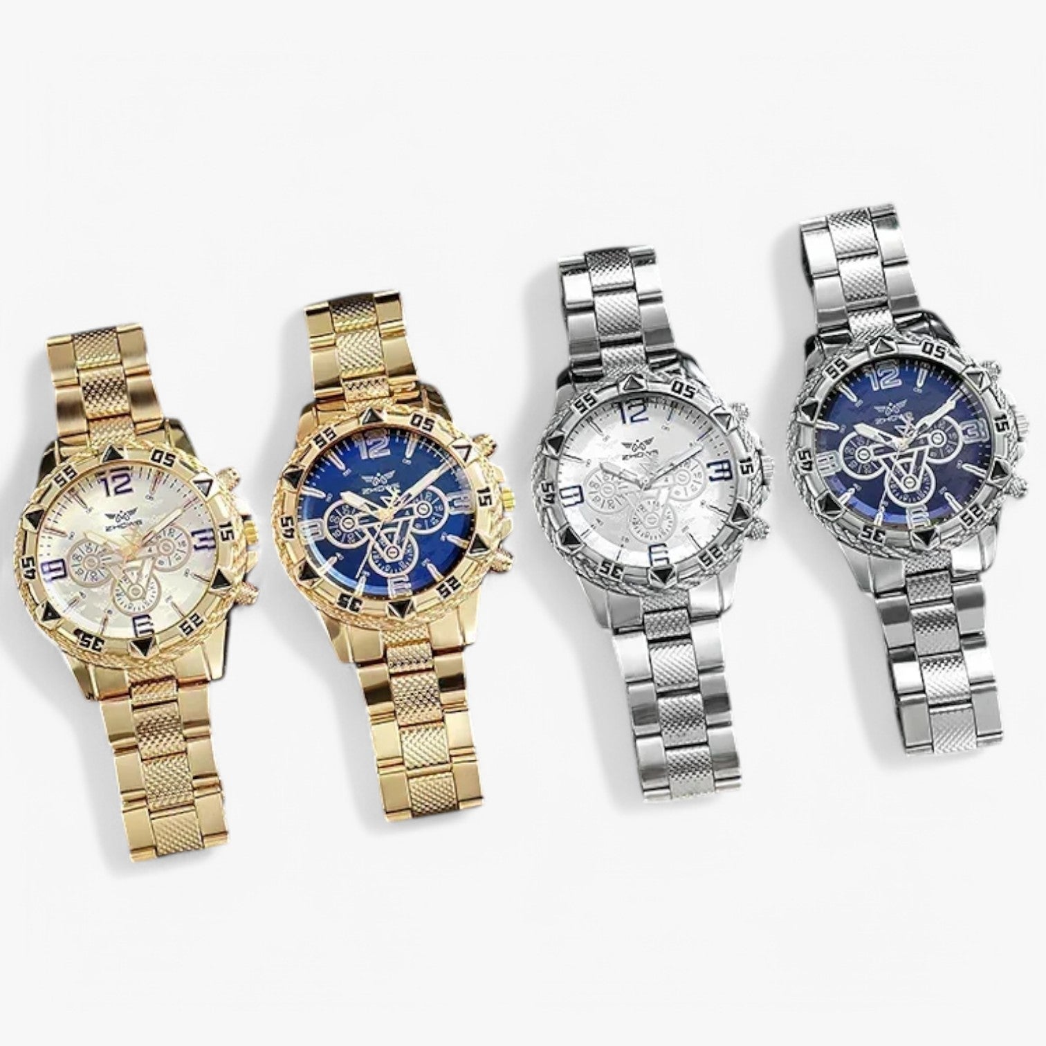 Orologio da uomo di lusso - senza tempo con accenti di luce blu - - accenti luce mens accessory orologio orologio uomo tempo uomo watch for men watches - Concept Palermo
