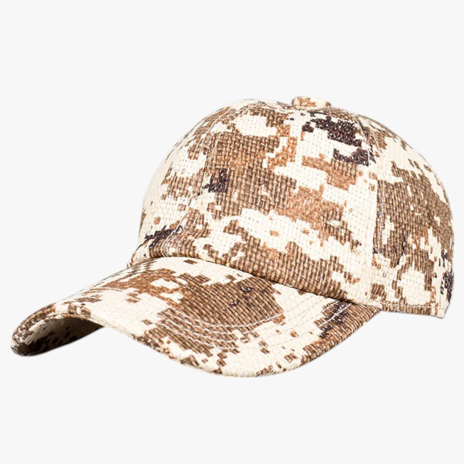 Cappello Baseball Estivo in Paglia Camo Uomo - - baseball camo cappello cappello baseball caps estivo men's hat mens cap paglia uomo - Concept Palermo