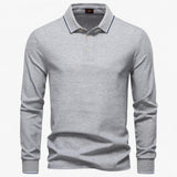 Heren polo met katoenen kraag