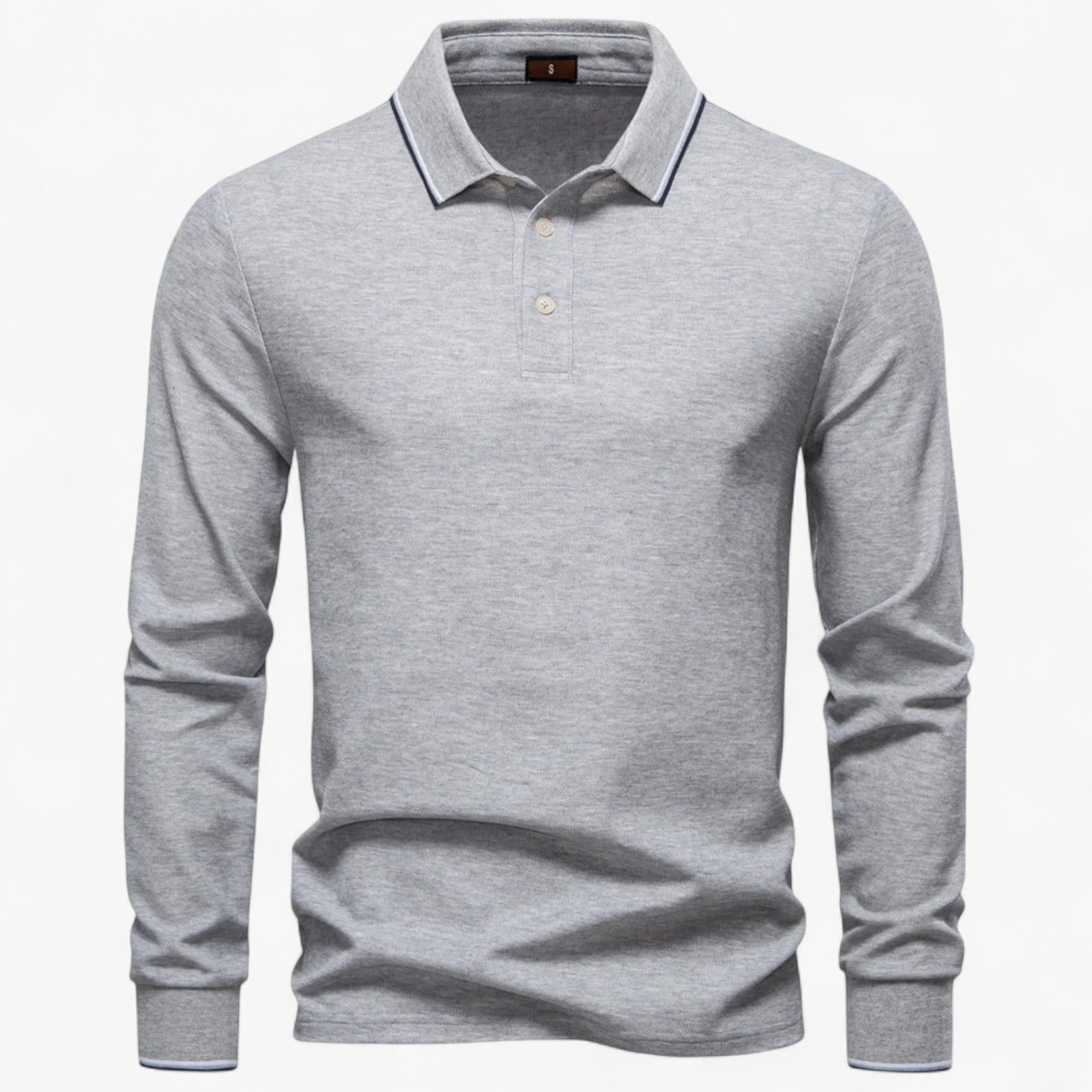 Polo da Uomo con Colletto Cotone - Grigio - Clothes clothes men Clothing colletto cotone men's top clothes polo polo uomo Sweater sweater men sweaters uomo - Concept Palermo