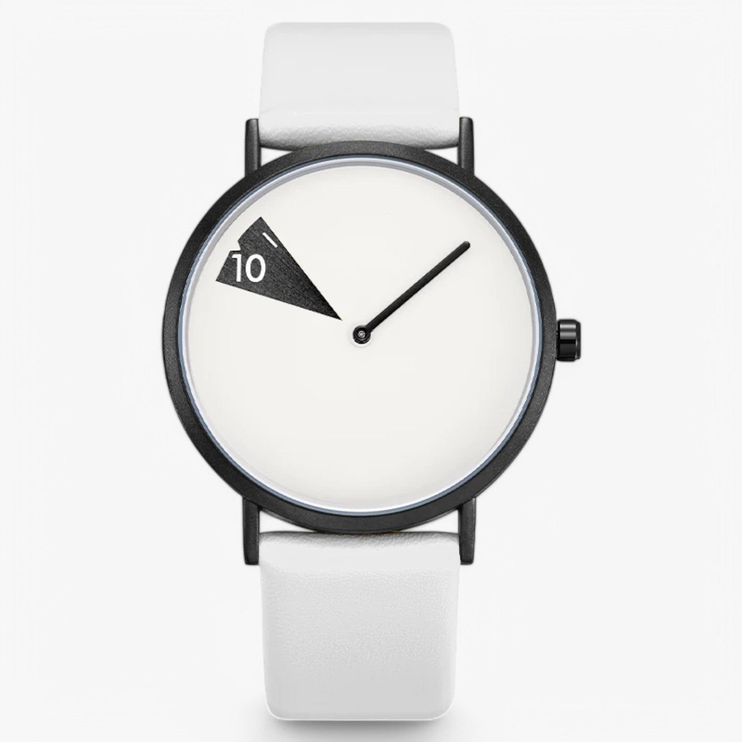 Orologio da donna con rotazione – design audace, eleganza senza tempo Pelle Lana - bianco - audace design donna eleganza ladies watch lana orologio orologio donna pelle watch watch for women wrist watches for women - Concept Palermo