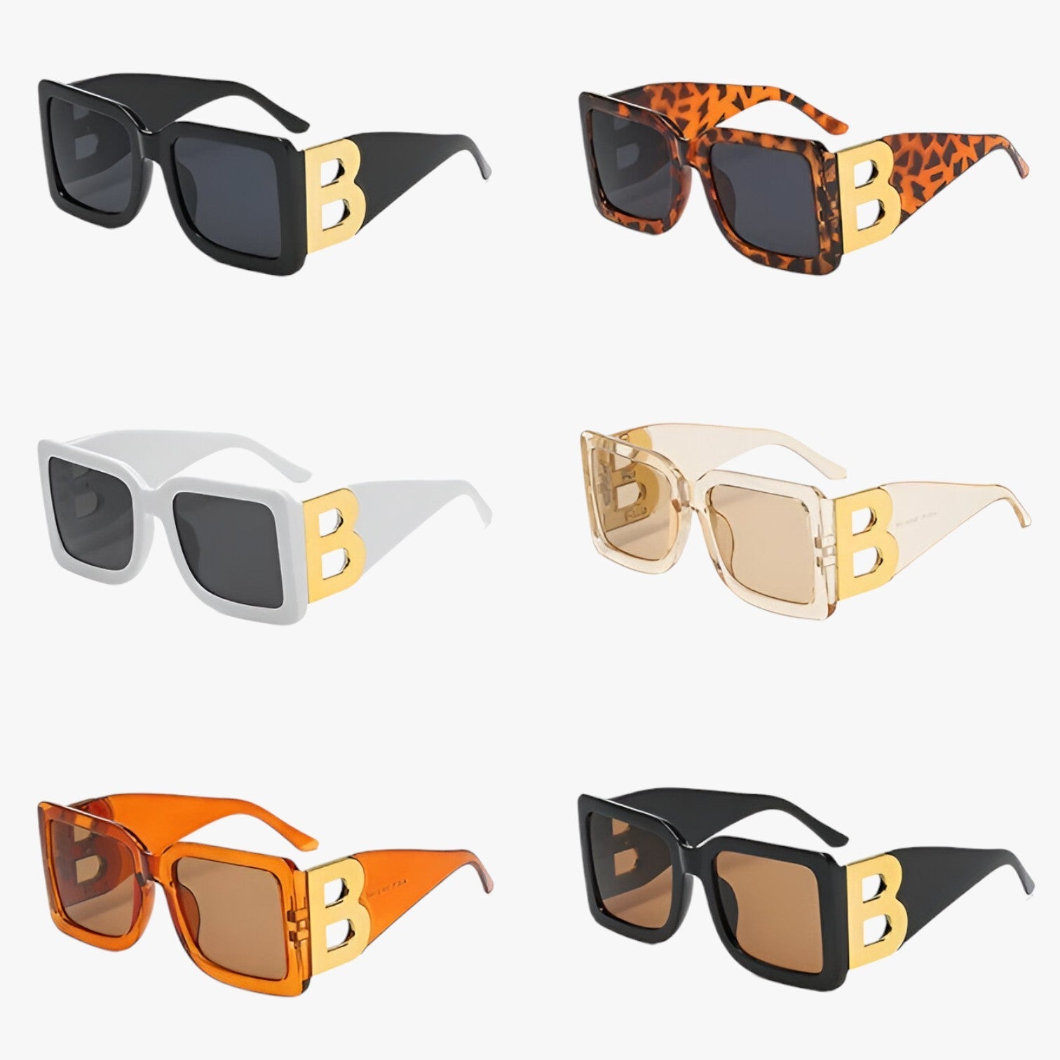 Audace e stiloso - Occhiali da sole oversized con protezione UV400 Uomo - - audace audace stiloso Fashion Sunglasses occhiali oversized polarized sunglasses women protezione sole stiloso sunglasses - Concept Palermo