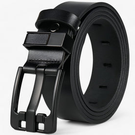 Cintura Uomo in Vera Pelle Nera - Elegante e Resistente per Ogni Occasione - Nero - belts cintura cintura uomo Linen Men mens accessory Mens belt mucca occasione ogni pelle sostenibile - Concept Palermo