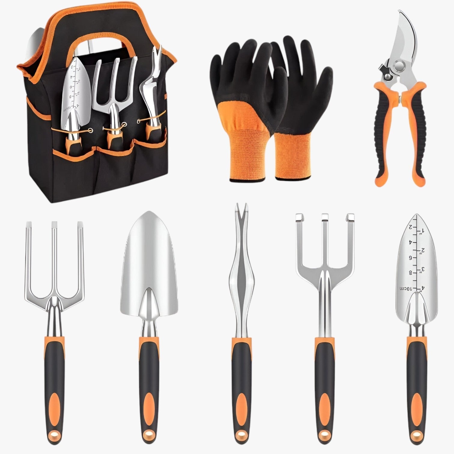 Set di forbici da potatura Stevige – Potatura precisa e senza sforzo Acciaio Uomo - arancione-8DEL - acciaio forbici forbici potatura home & garden Kitchen kitchen accessory kitchen tools potatura precisa sforzo stevige - Concept Palermo