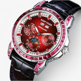 Orologio Meccanico da Uomo Multi-Quadrante, Automatico, in Acciaio Inox