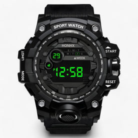 Orologio LED Stort - per sport e allenamento Uomo - Nero - accessoires allenamento gadgets horloges Linen Men orologio orologio stort sport stort uomo verlichting watches - Concept Palermo