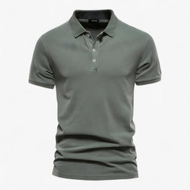 Polo Uomo - Verde - Cotton Men men's top clothes polo polo uomo Solid uomo - Concept Palermo