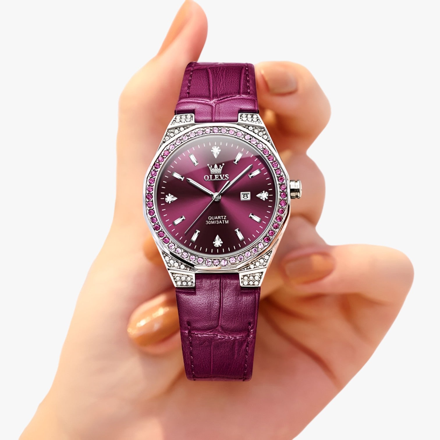 Orologio impermeabile con cinturino in pelle - - cinturino female watch impermeabile ladies watch orologio orologio impermeabile pelle watch watch for women watches - Concept Palermo