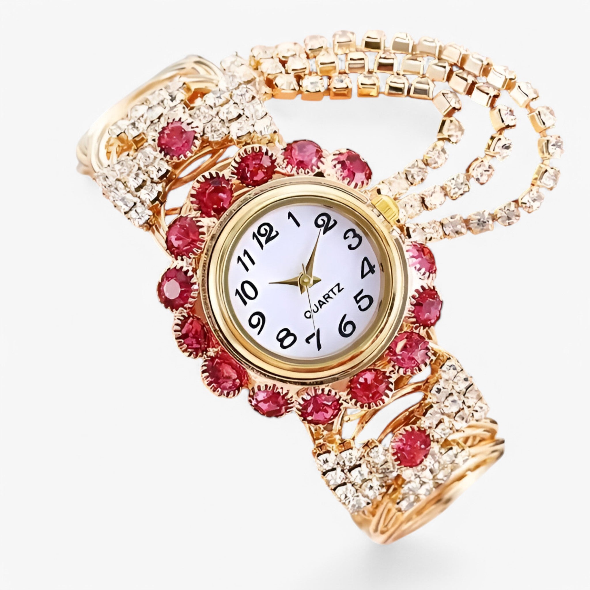 Orologio al quarzo con strass e cinturino in acciaio Uomo - - acciaio cinturino female watch orologio orologio quarzo quarzo strass uomo watch for women watches - Concept Palermo