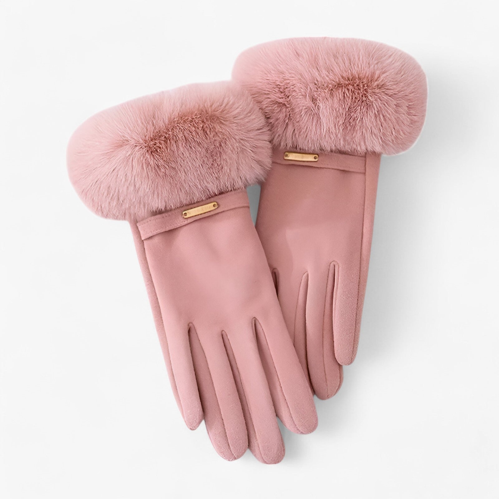Guanti Touchscreen per Giornate Invernali Calde - Rosa Una taglia - calde giornate gloves gloves & mittens guanti guanti touchscreen invernali touchscreen winter gloves Women fashion - Concept Palermo