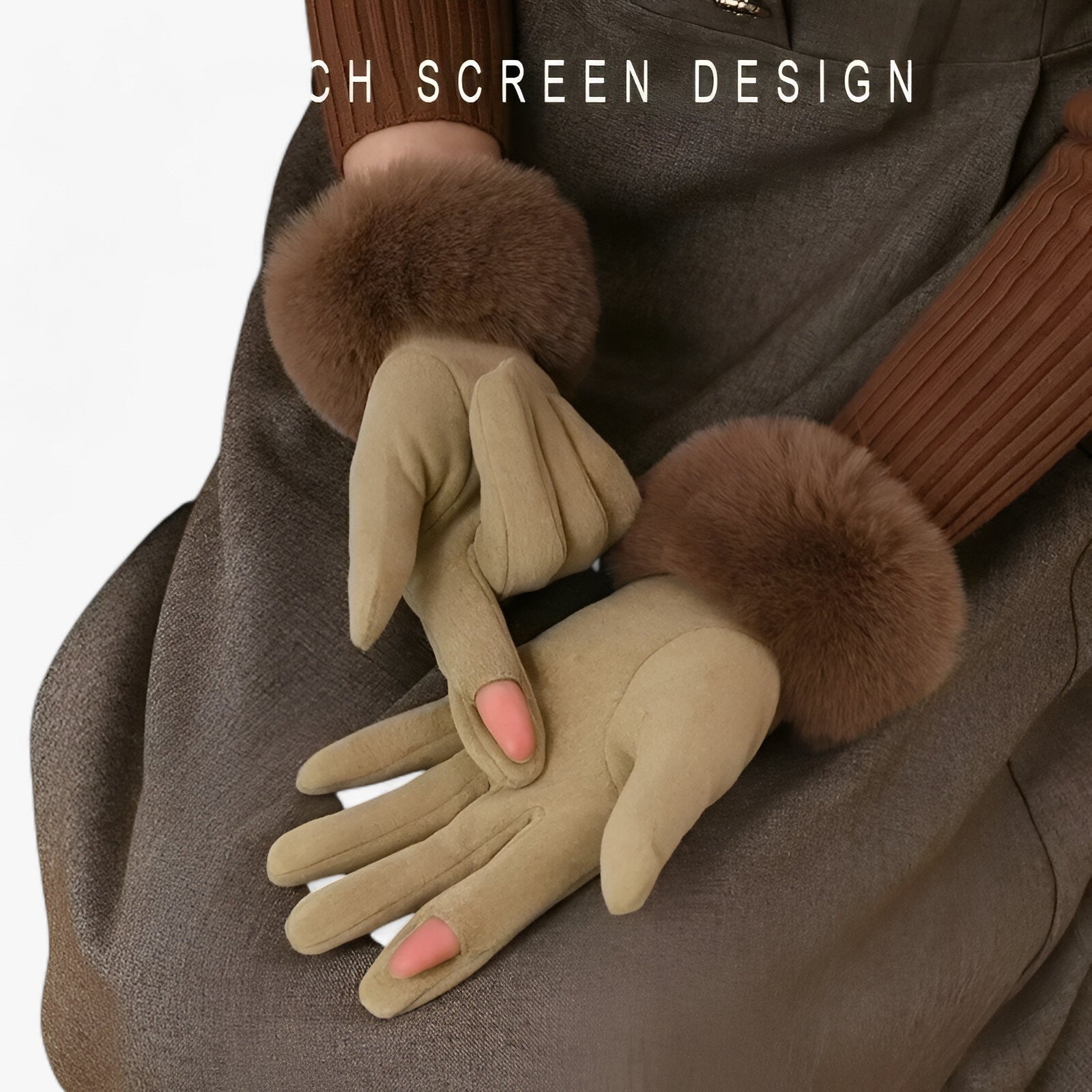 Guanti Touchscreen per Giornate Invernali Calde - - calde giornate gloves gloves & mittens guanti guanti touchscreen invernali touchscreen winter gloves Women fashion - Concept Palermo